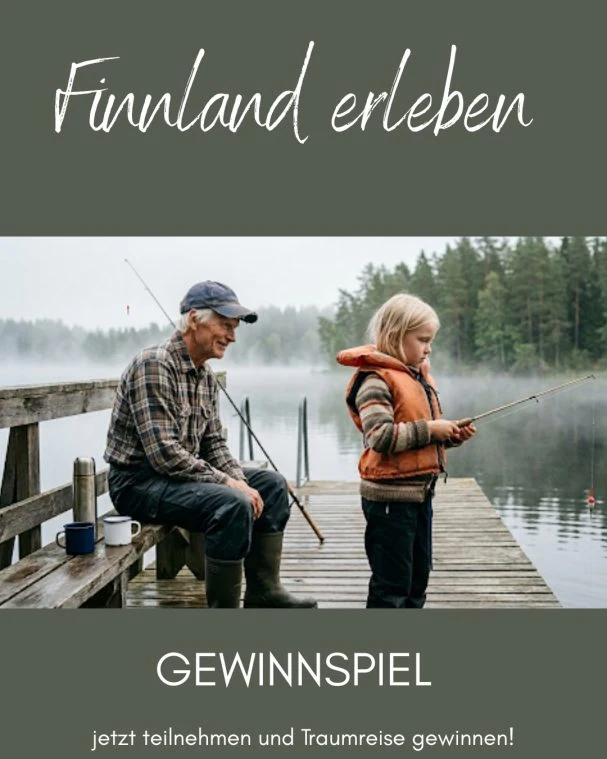Opa und Kind angeln, Gewinnspiel:
Gewinnspiel Post, KI-generierter Interaktionsbeitrag für Reichweite auf Social Media.