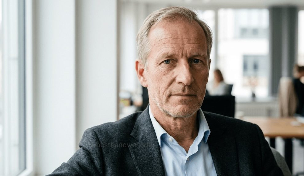 Professioneller KI-Charakter für B2B-Kampagnen, Businessmarketing und Werbung ohne Fotoshooting.